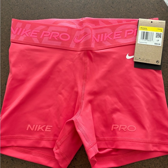 Nike Pants - Nike Pro Coral Pink Shorts
